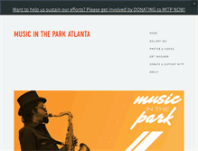 Tablet Screenshot of musicintheparkatl.org